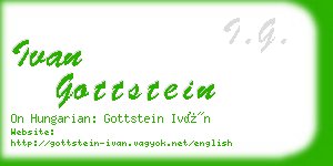 ivan gottstein business card